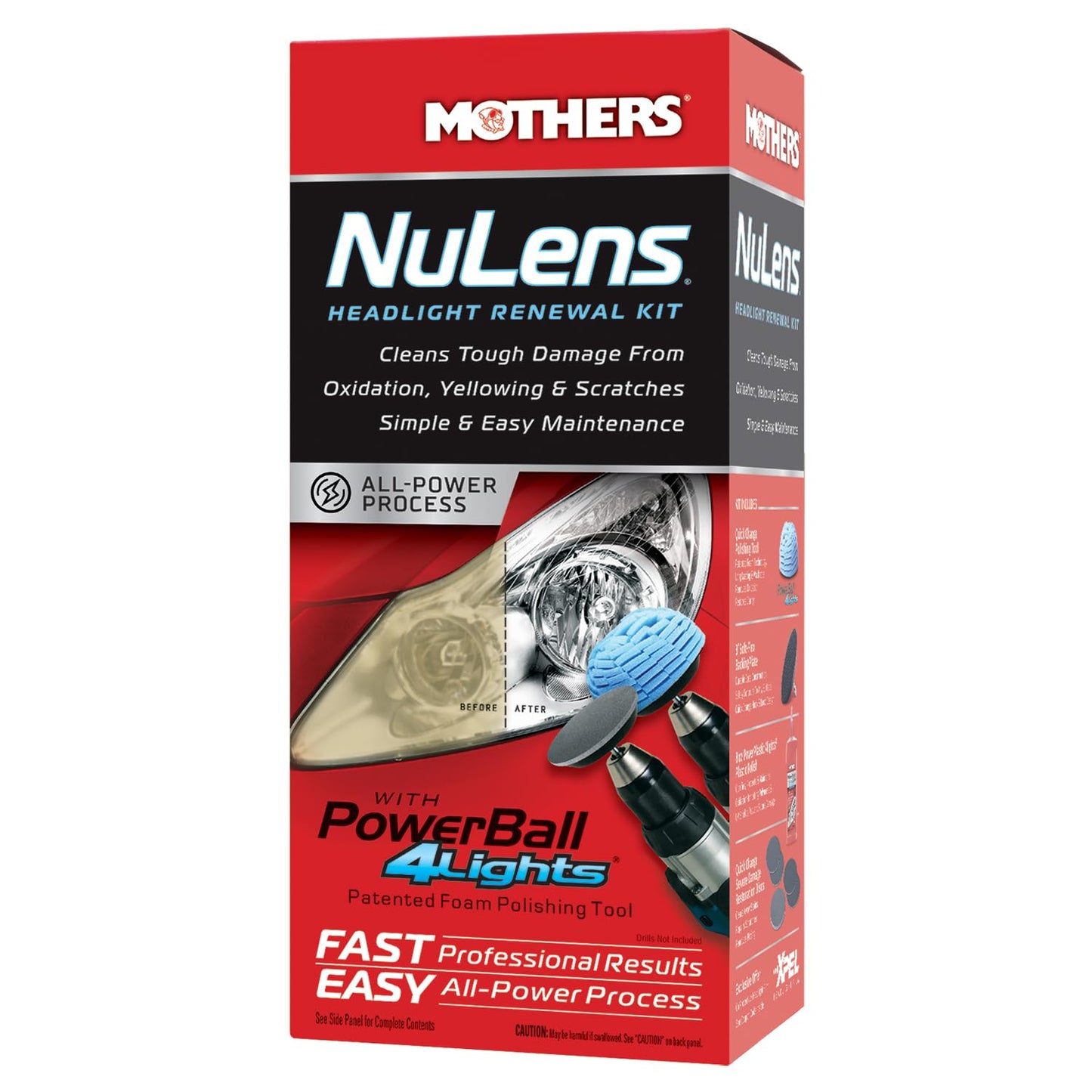 Mothers 07251 NuLens Headlight Renewal Kit, 8 fl. oz.
