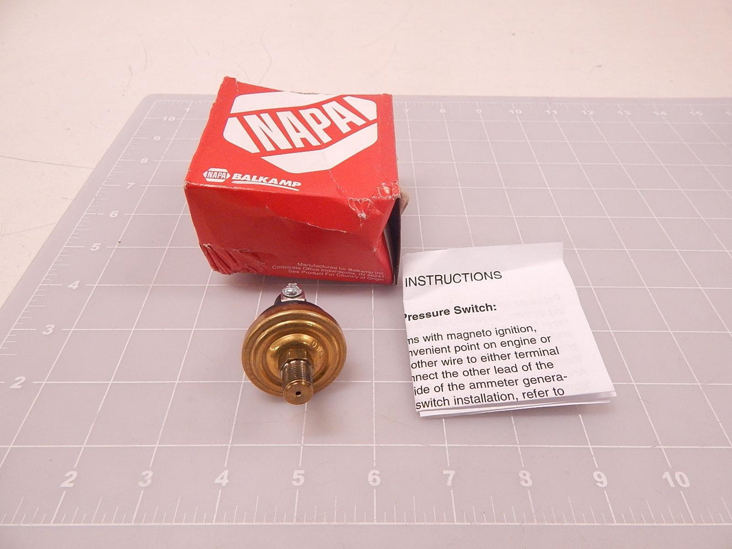 NAPA 701-1591 Switch-Duel Circuit Pressure Switch T79181