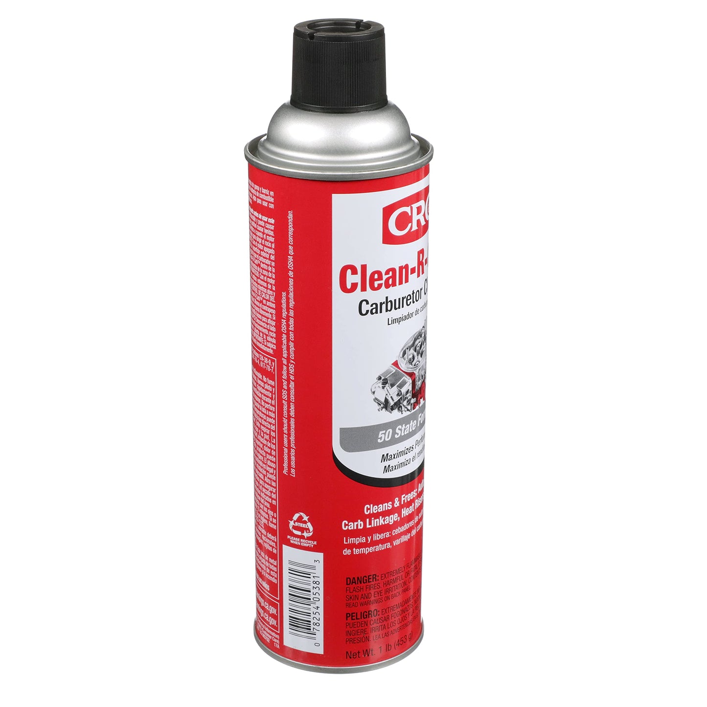 CRC Clean-R-Carb Carburetor Cleaner (50 State Formula), 16 Wt Oz