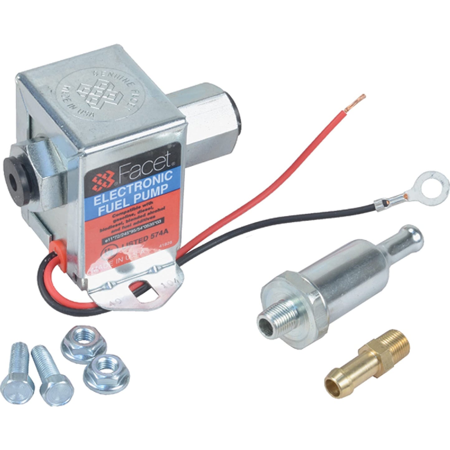 Solid State Fuel Pump Kit 12V, 1.5-4Psi, 12" Min Dry Lift, 25 Gph Fep42Sv