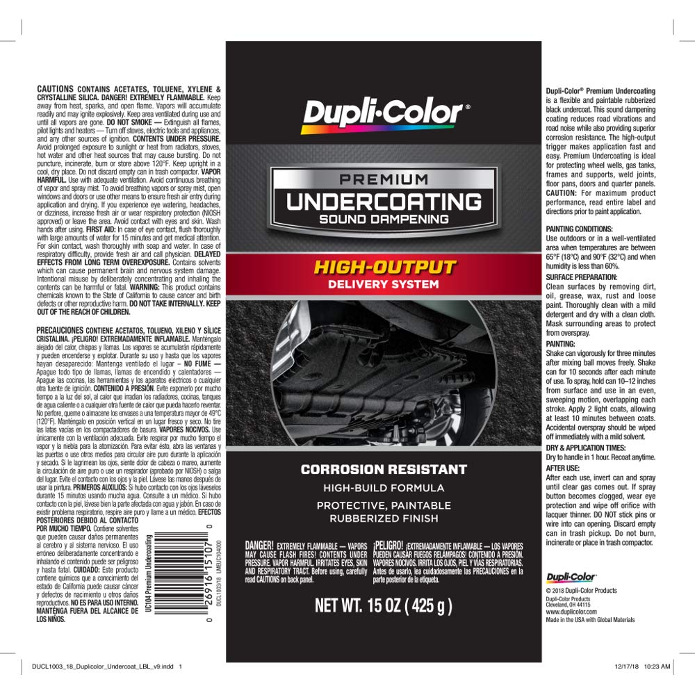 Dupli-Color Black Undercoats