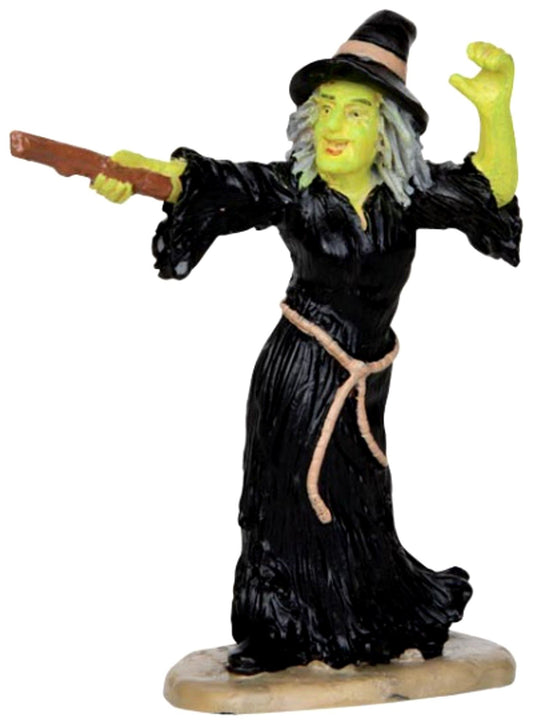 Lemax Spooky Town Witch Casts Spells #32117