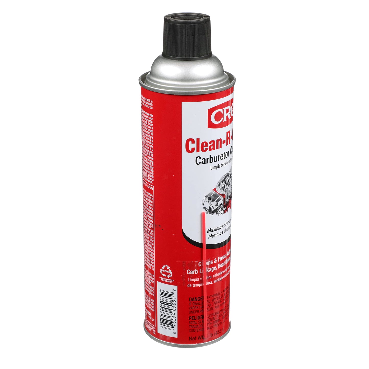CRC Clean-R-Carb Carburetor Cleaner 05081 - 16 Wt Oz., Powerful Carb Cleaner