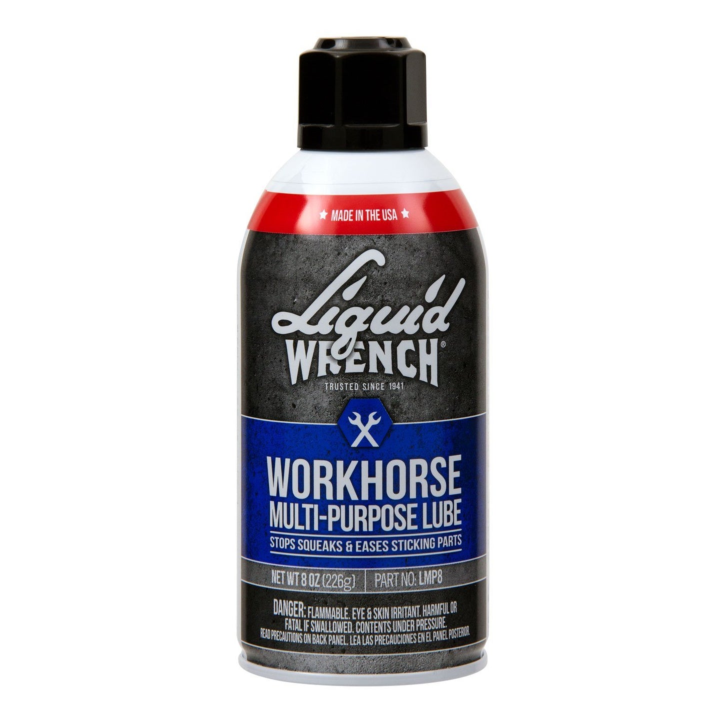 Liquid Wrench LMP8 Workhorse Multi-Purpose Lubricant, 8 fl. Oz.