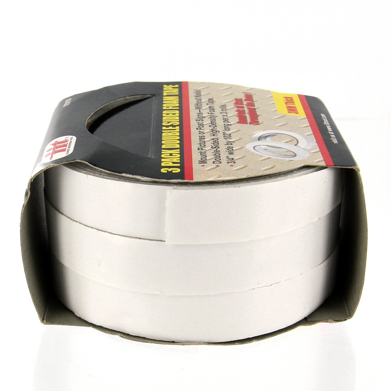 IIT 3 Pack Double Sided Foam Tape 3MM Thick