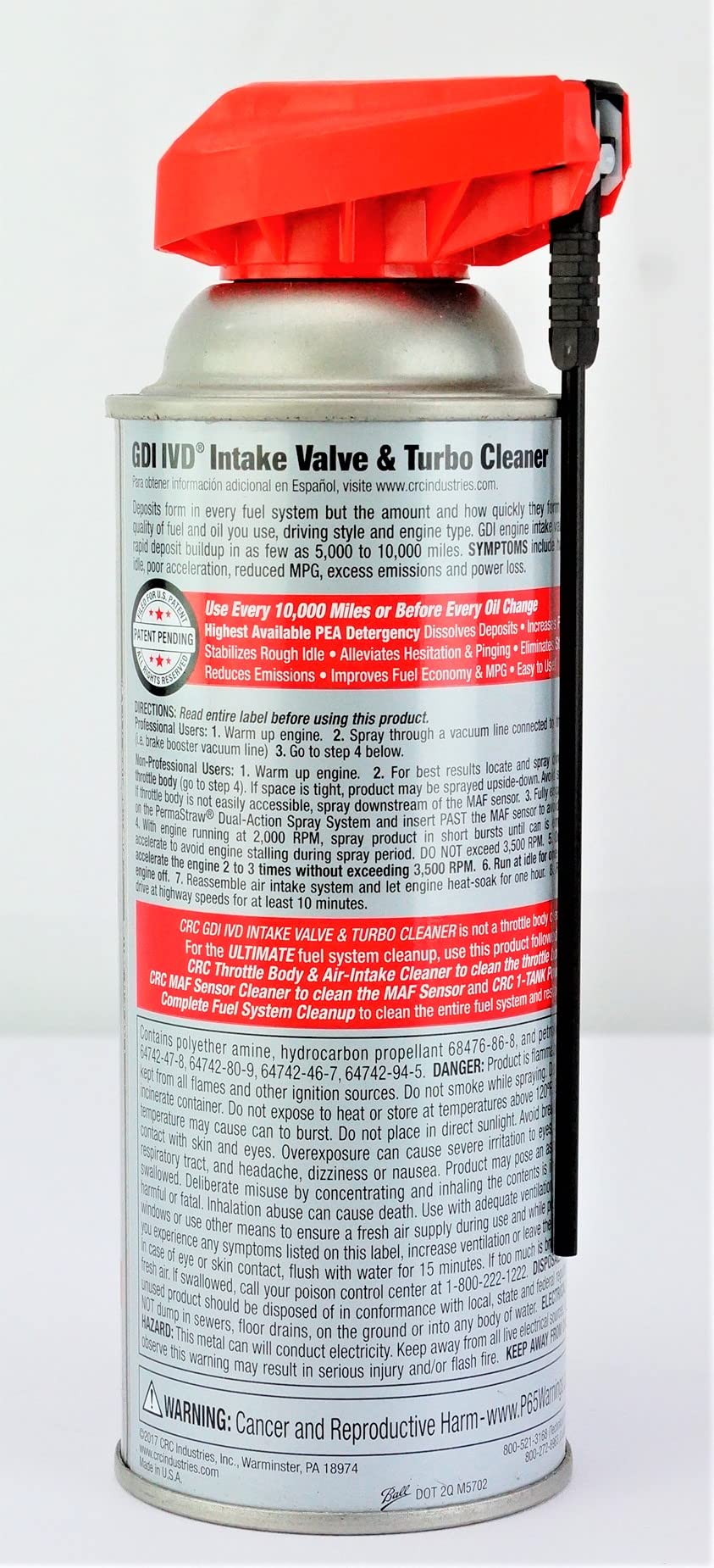 CRC 05319 Intake Valve Cleaner 11 Oz