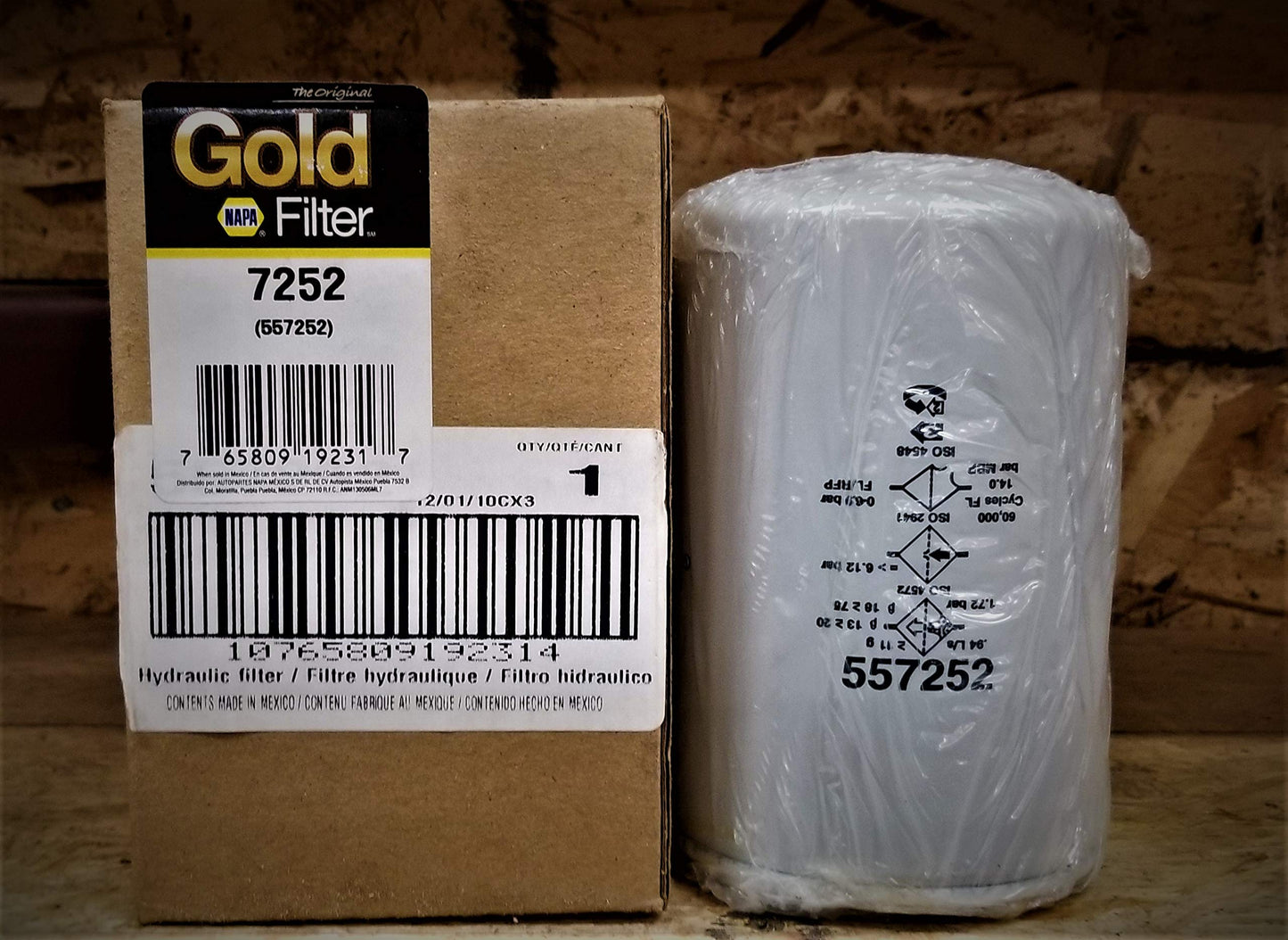 Napa Gold Hydraulic Filter, Part No. 7252