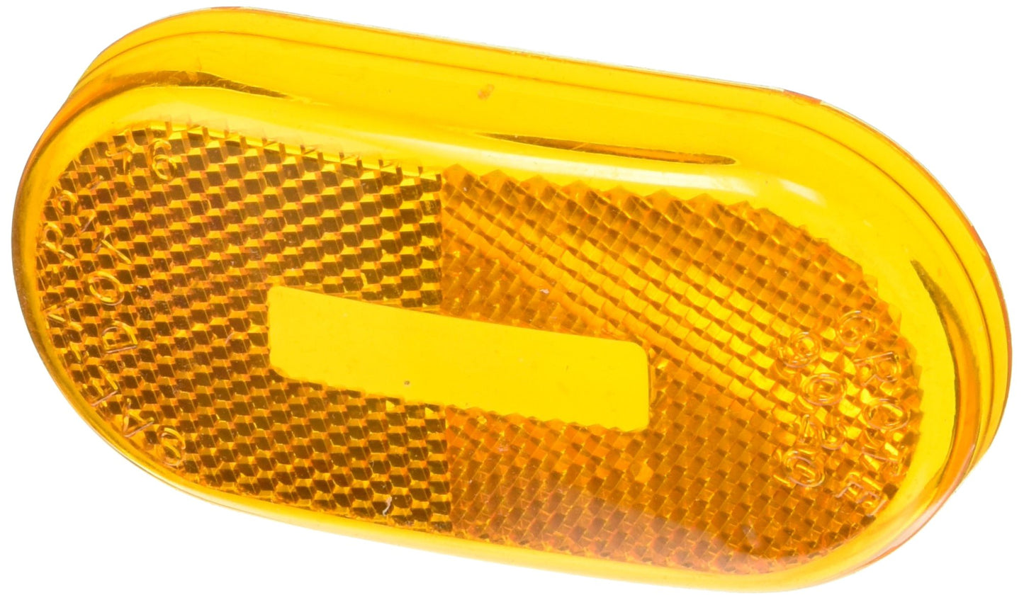 Grote 90203-5 Yellow Clearance Marker Replacement Lenses (Two Bulb Oval Lens, Retail Pack)