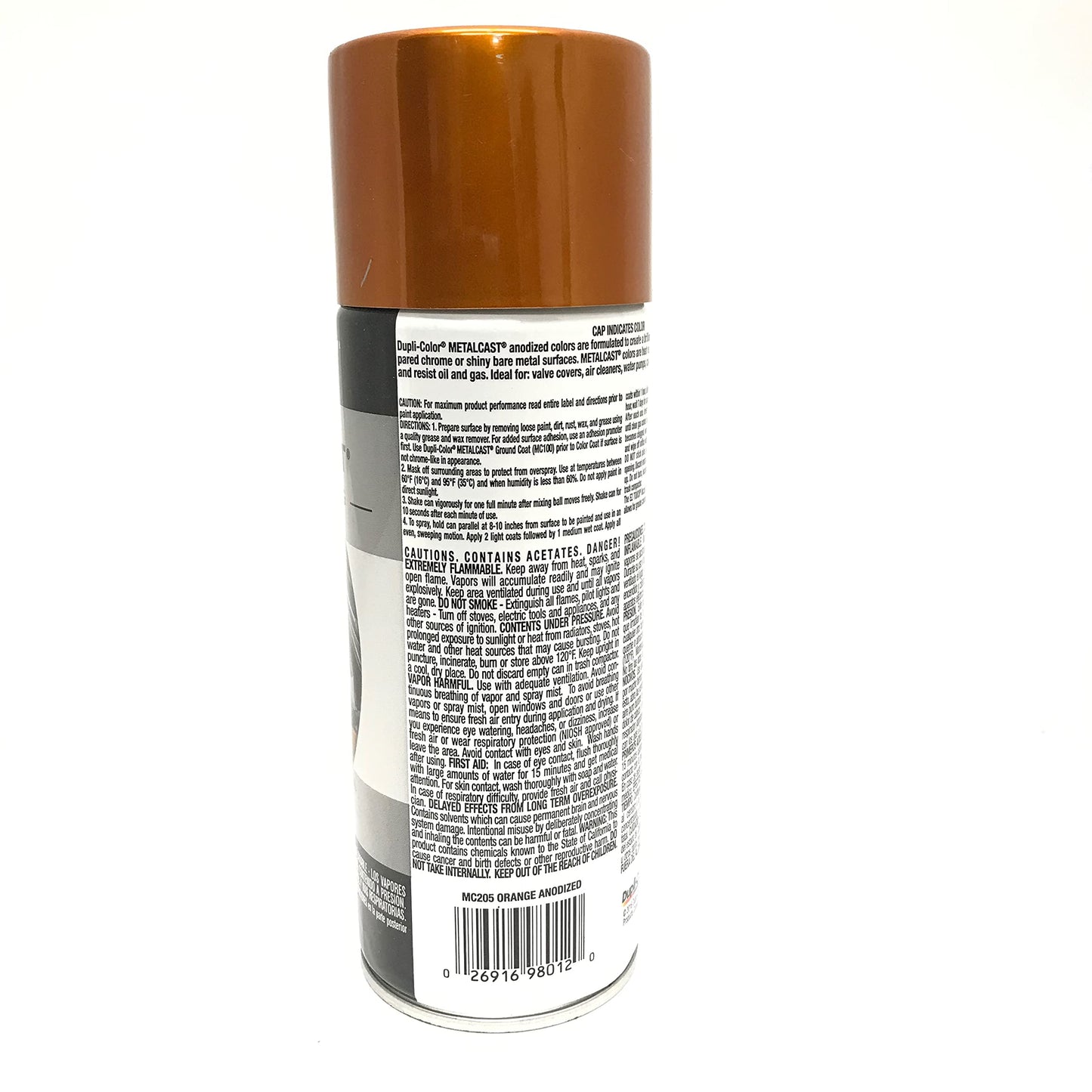 Dupli-Color MC205 Orange Metal Cast Anodized Color - 11 oz.-2 PACK