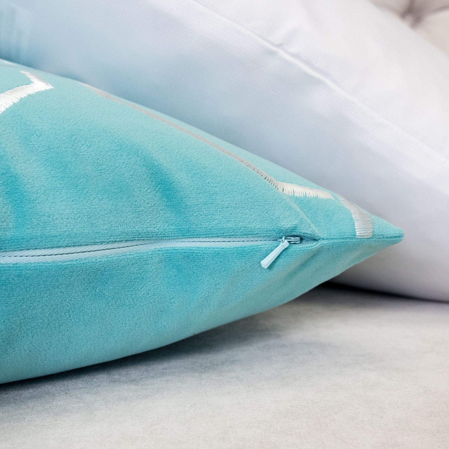 Homey COZY 81054-Jade Accent Pillow, Single, Turquoise