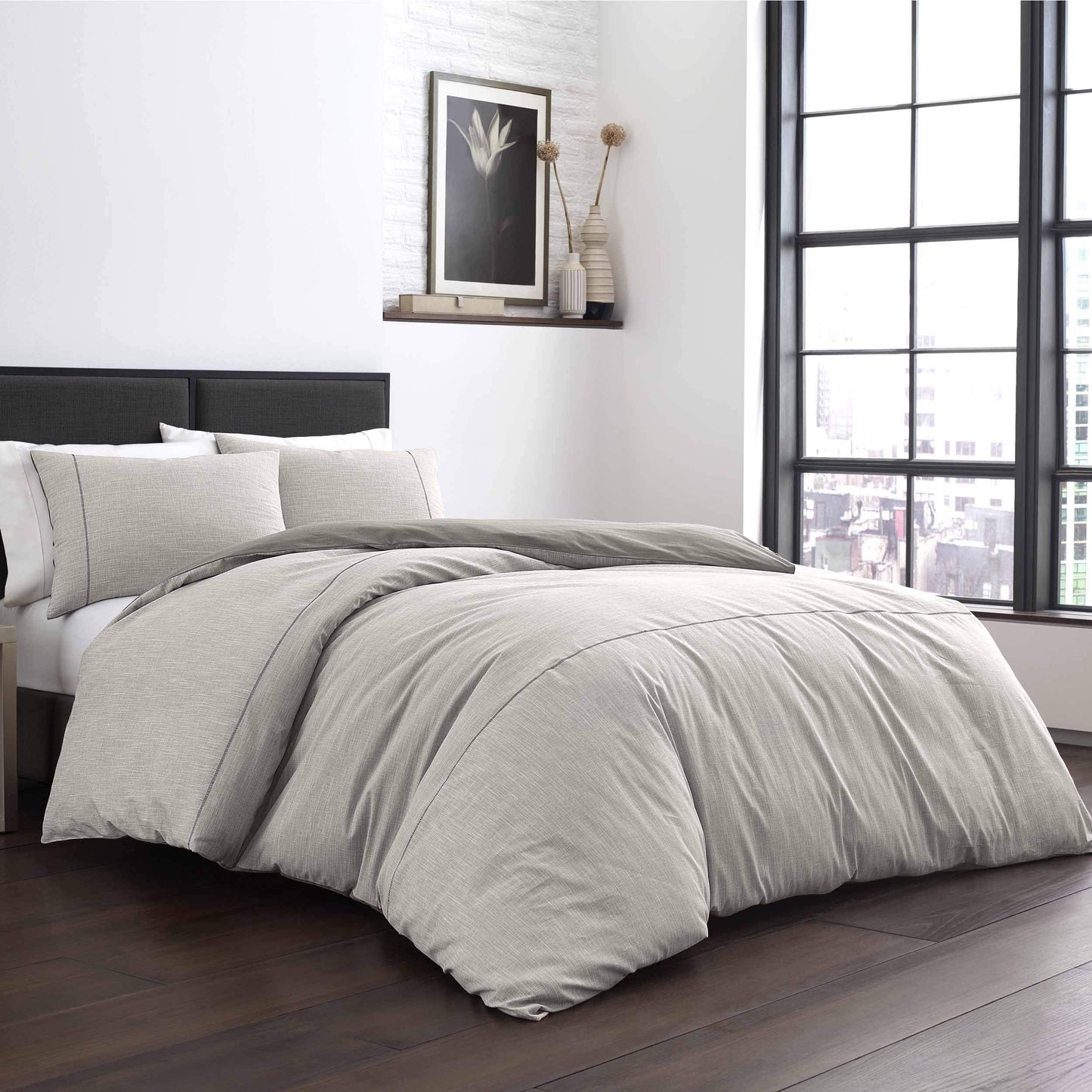 City Scene Pixel Duvet Cover Set