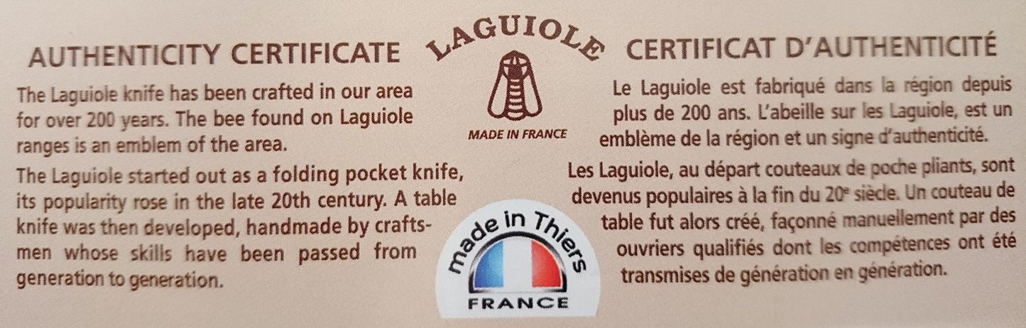 Jean Dubost Laguiole 3-Piece Cheese Knife Set (Stainless Steel)