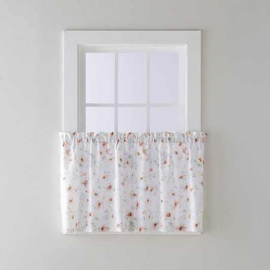 SKL Home Blushing Blooms Curtain Tier Pair