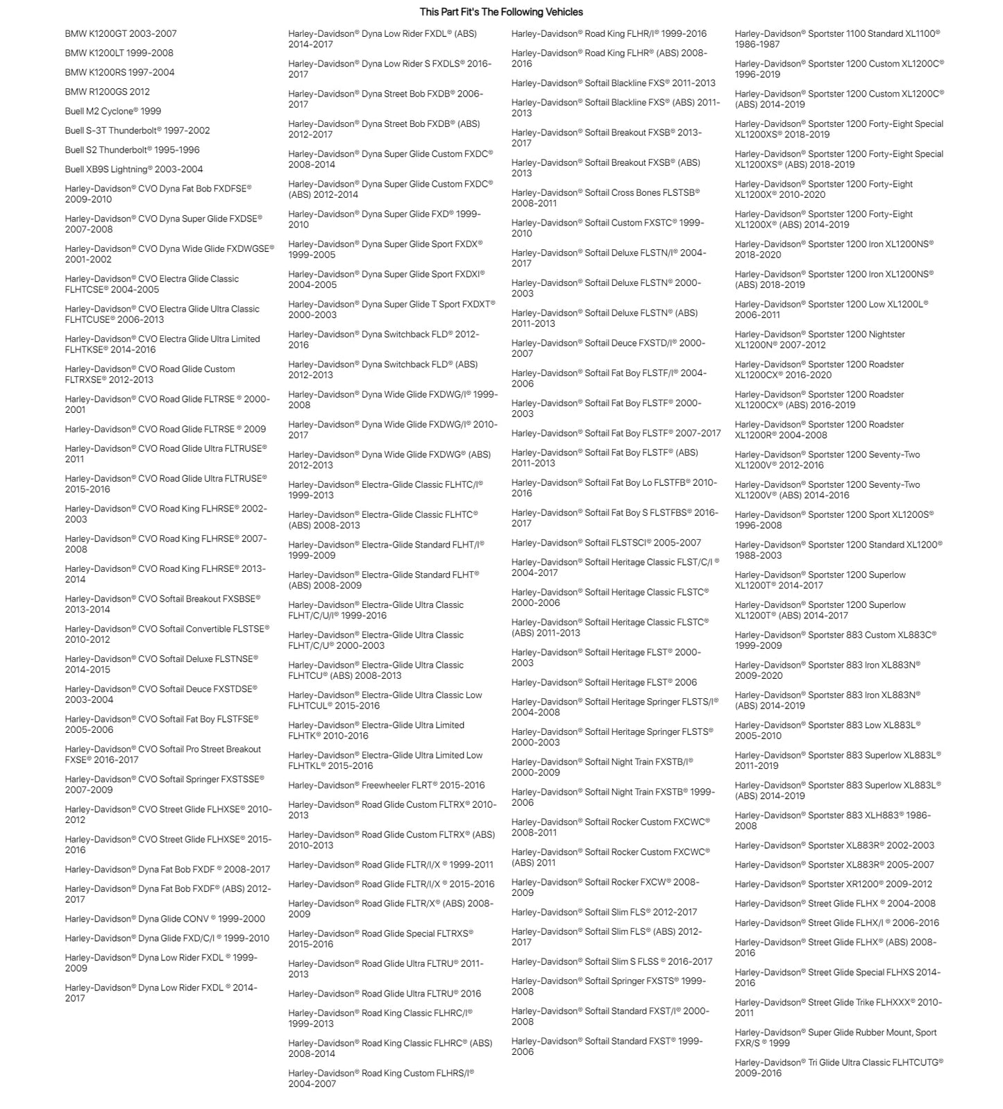 NGK Resistor Sparkplug DCPR7E for Harley-Davidson Softail Deuce FXSTD/I 2000-2007