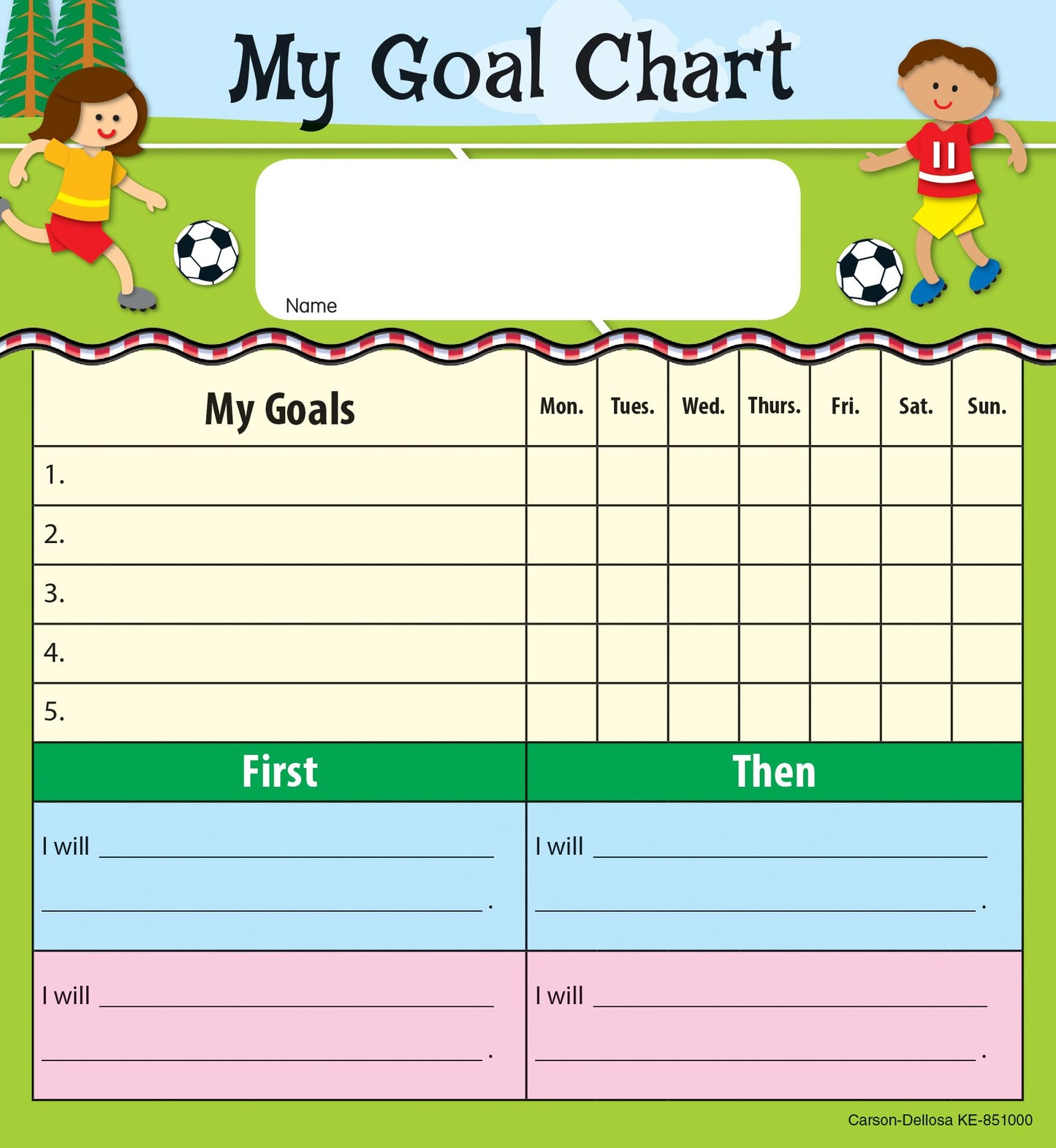 My Goal Chart Notepad