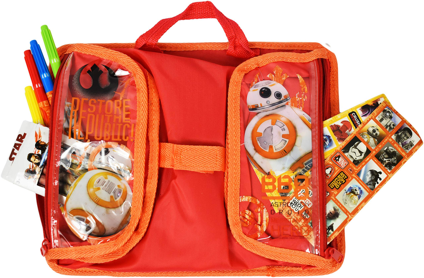 Innovative Designs BB-8 Lap Desk Art Set - Perfect for Sitting On a Little Ones Lap - Desk Measures 12.87"x10.12"