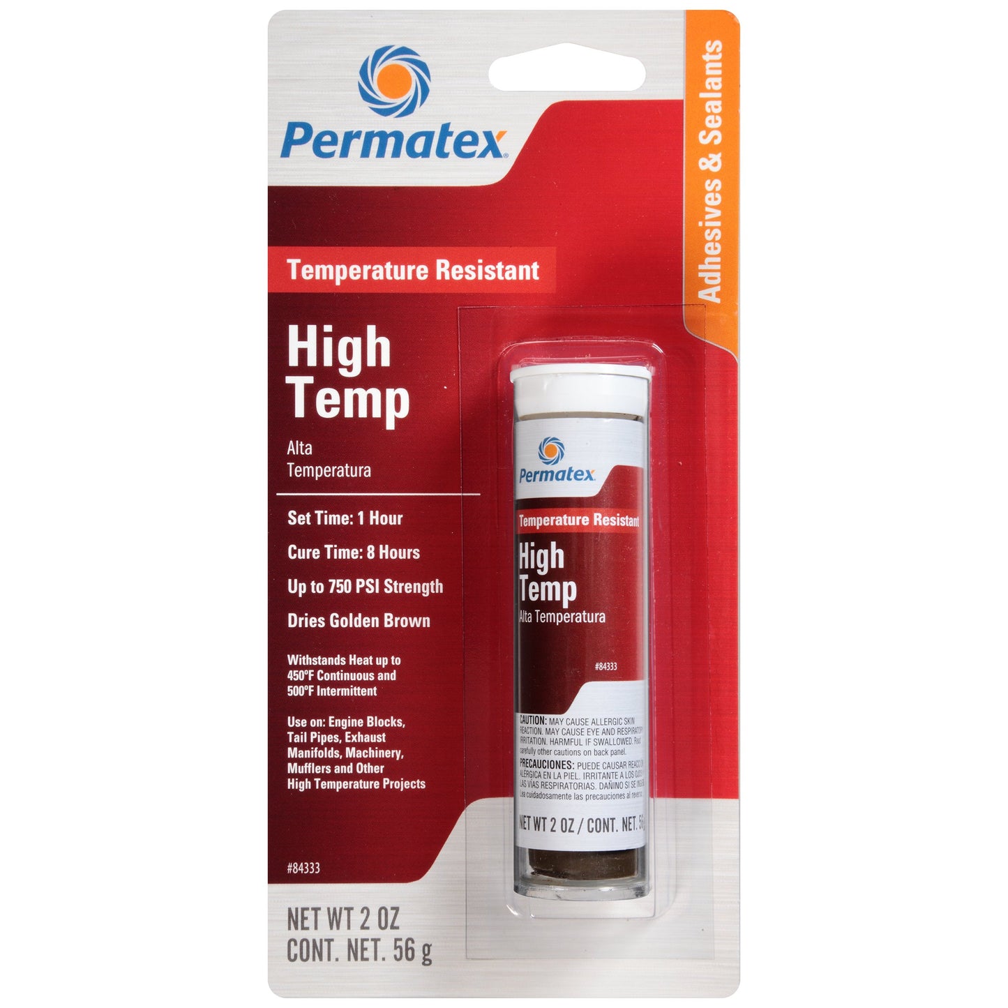 Permatex 84333-12PK High Temp Epoxy Stick - 2 oz., (Pack of 12)