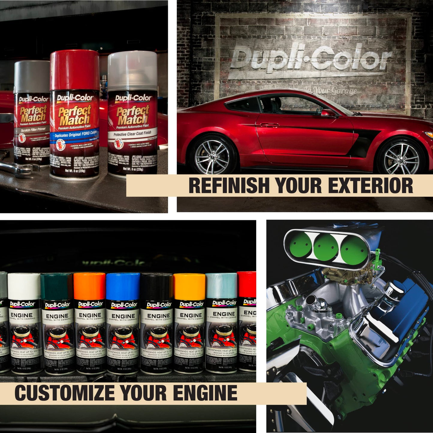 Dupli-Color EDE160207 Ceramic Universal White Engine Paint