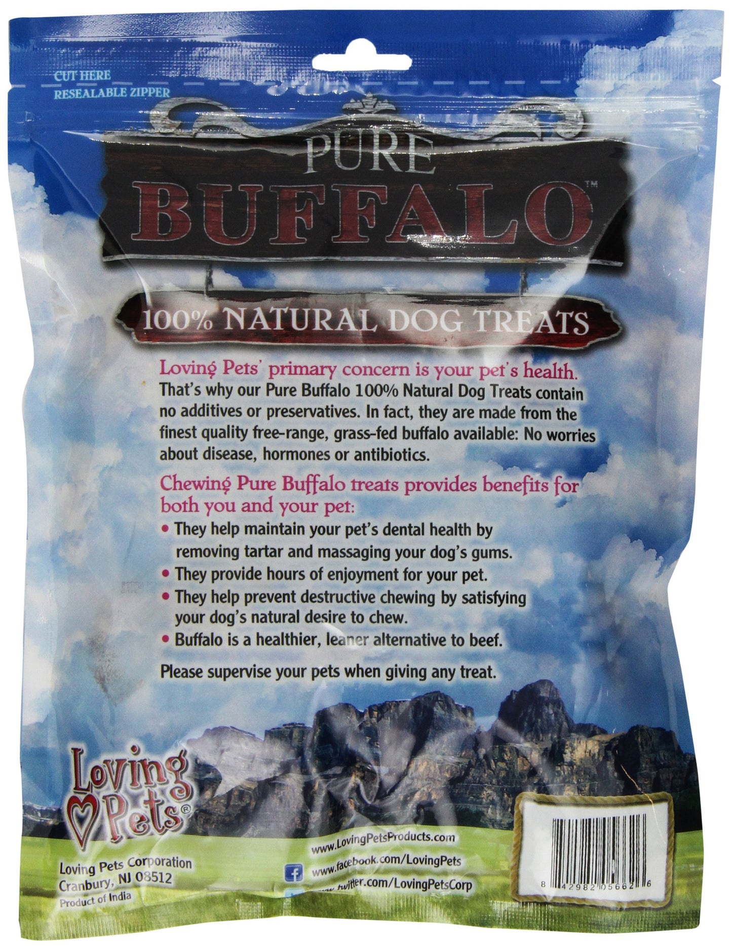 Loving Pets Pure Buffalo Lung Steaks
