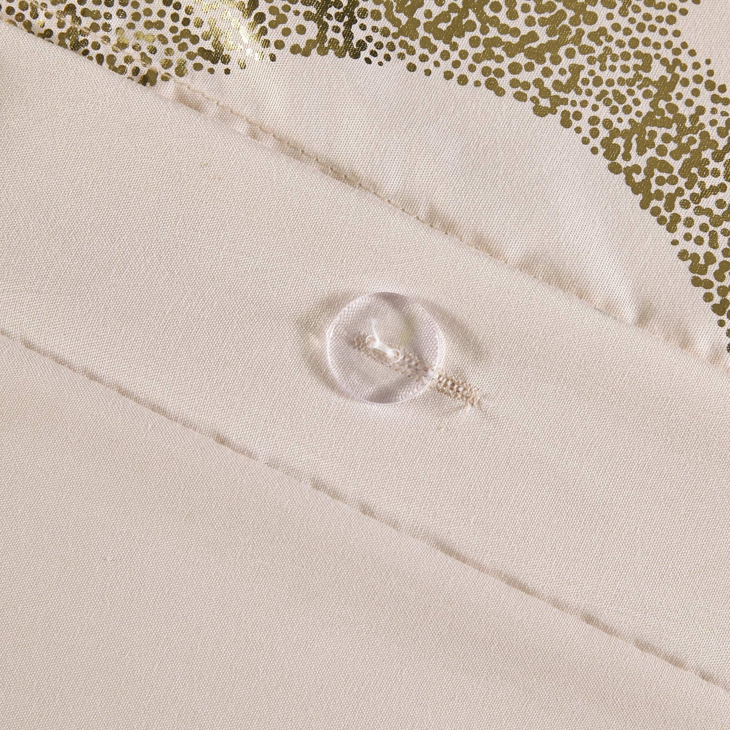 Intelligent Design Lorna Duvet Set Metallic Mermaid Scale Scallop Print, Embroidered Toss Pillows, Modern All Season Comforter Cover Bedding Set with Matching Shams, Full/Queen, Blush 5 Piece