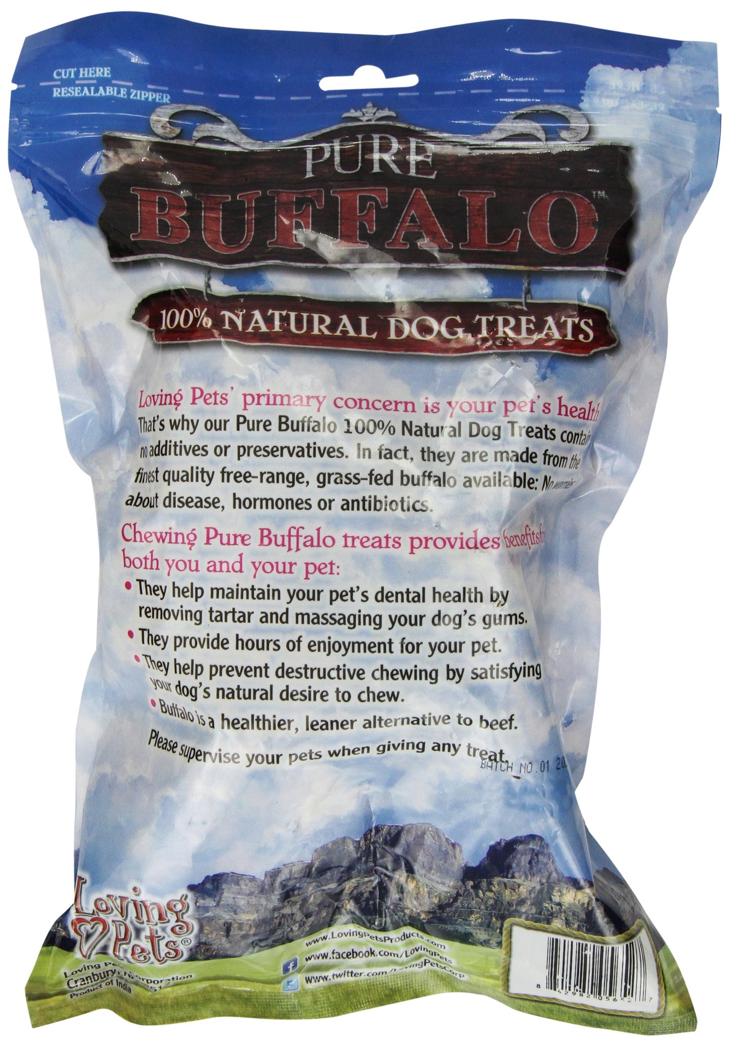 Loving Pets Pure Buffalo Bone Dog Treats