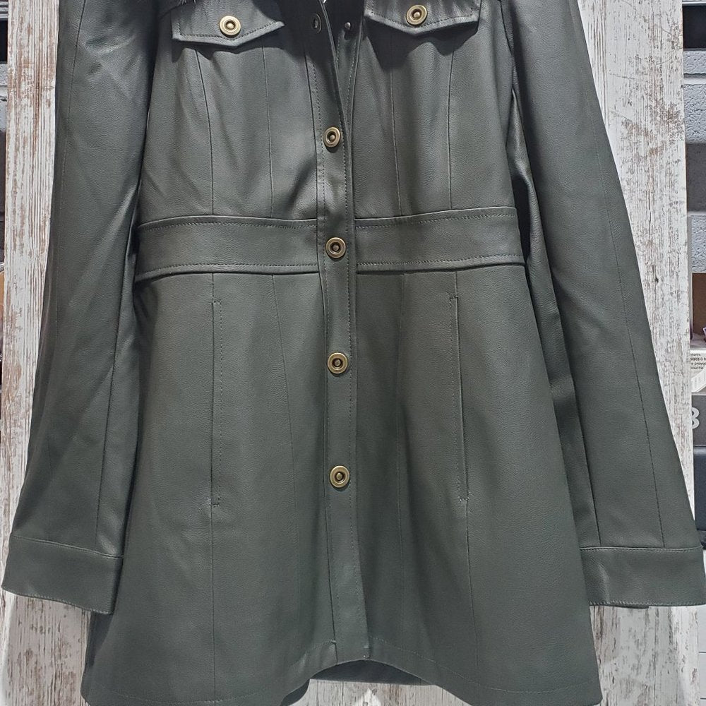 Maeve Kellie Laux Leather Coat, 2