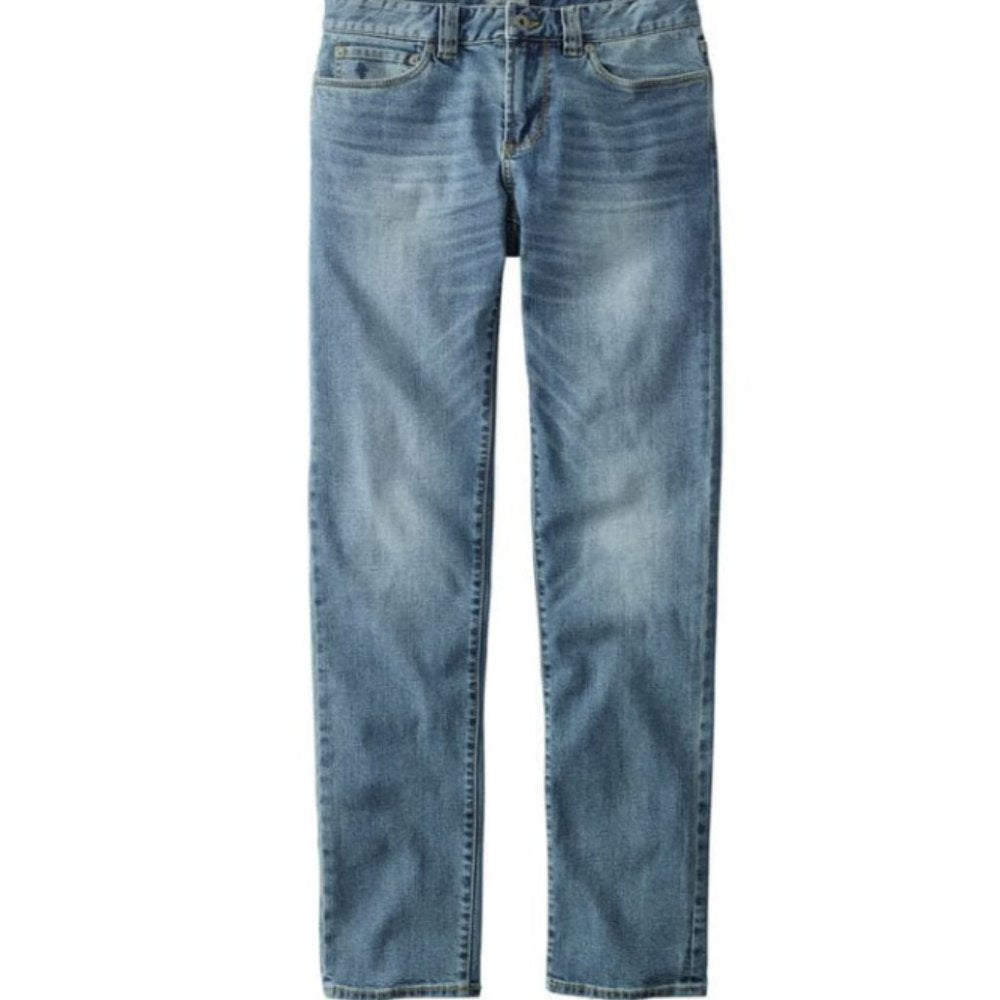 Men's Signature Five-Pocket Jeans with Stretch, Slim Straight, Various