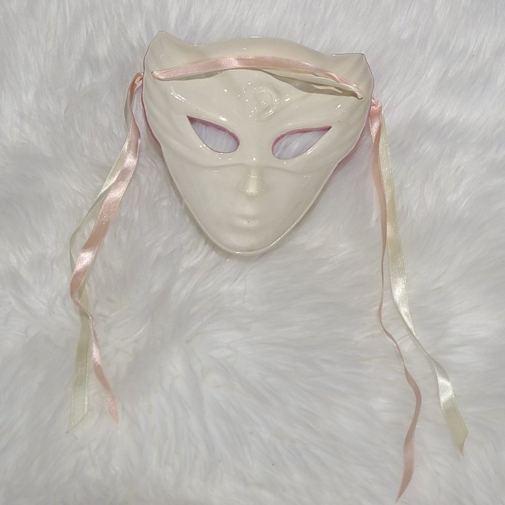 Flamingo Masked Face Hanging Wall Mask