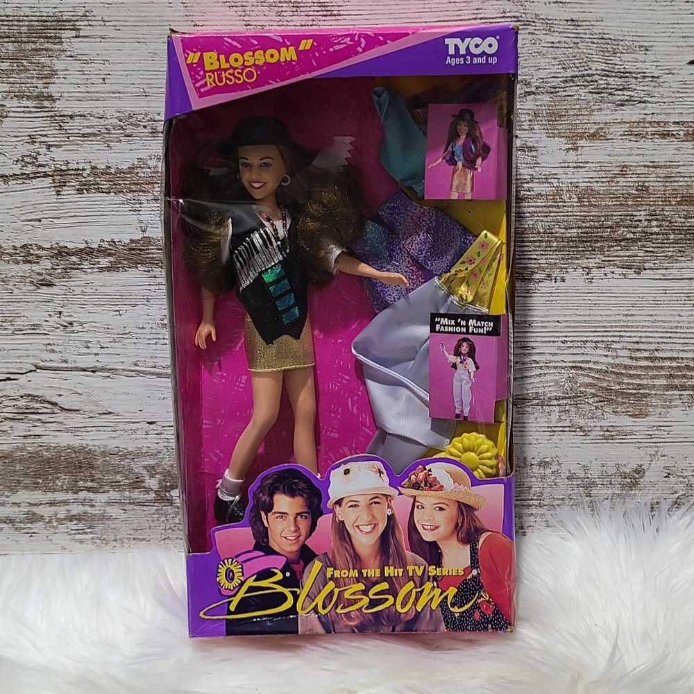 Tyco 1993 Blossom Russo Mix And Match Fashion Fun Doll