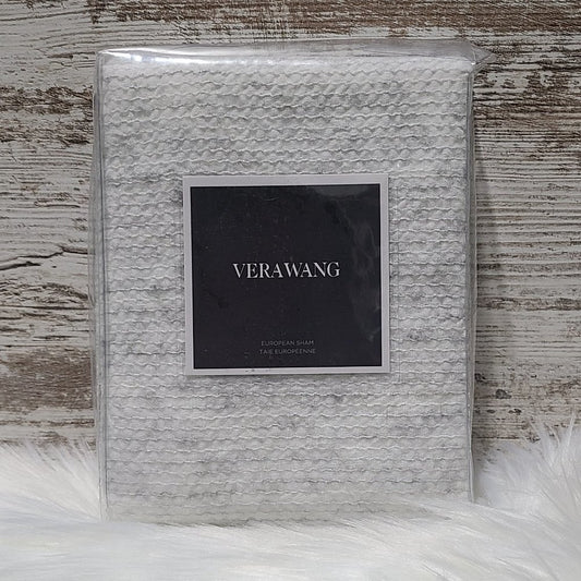 Vera Wang Degrade Woven European Sham in Heather Grey