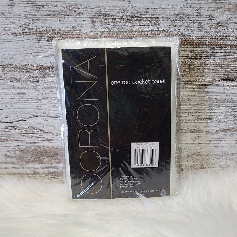 Corona One Rod Pocket Panel Solunar Crushed 50 in. x 95 in.