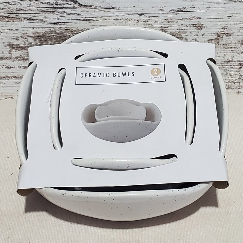 Ceramic Bowls, 2 Count