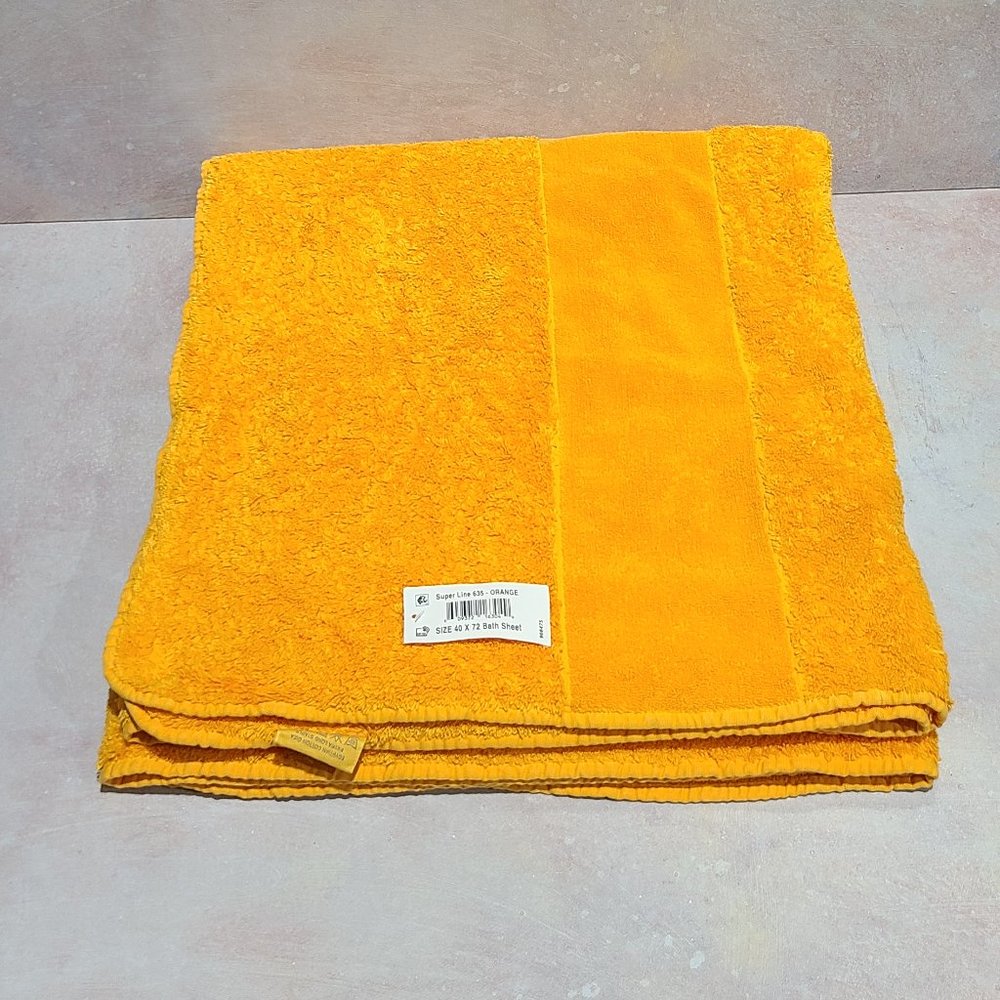 Abyss Habidecor Tangerine 40 in x 72 in Bath Sheet