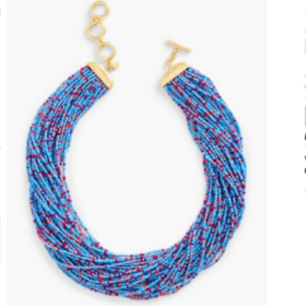 TALBOTS SEED TO IT TORSADE NECKLACE