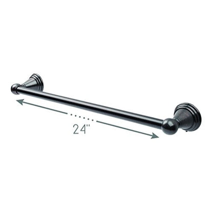 Elegant 24 Inch Bathroom Towel Bar by LDR Industries - Centennial Series, Class
