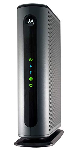 Motorola Cable Modem, from 1,000 Mbps up to 6 Gbps Max Speed. Approved for Comcast Xfinity Gigabit, Cox Gigablast, and More, Black