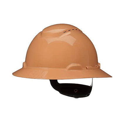 3M Hard Hat SecureFit H-800 Series Full Brim Style Safety Helmet with Uvicator Sensor, 4-Point Pressure Diffusion Ratchet Suspension, ANSI Z87.1