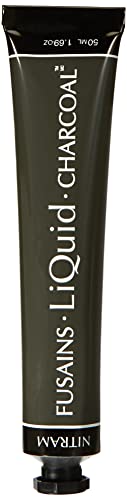 Nitram Fusains Liquid Charcoal, 50 ml Tube (7300337)