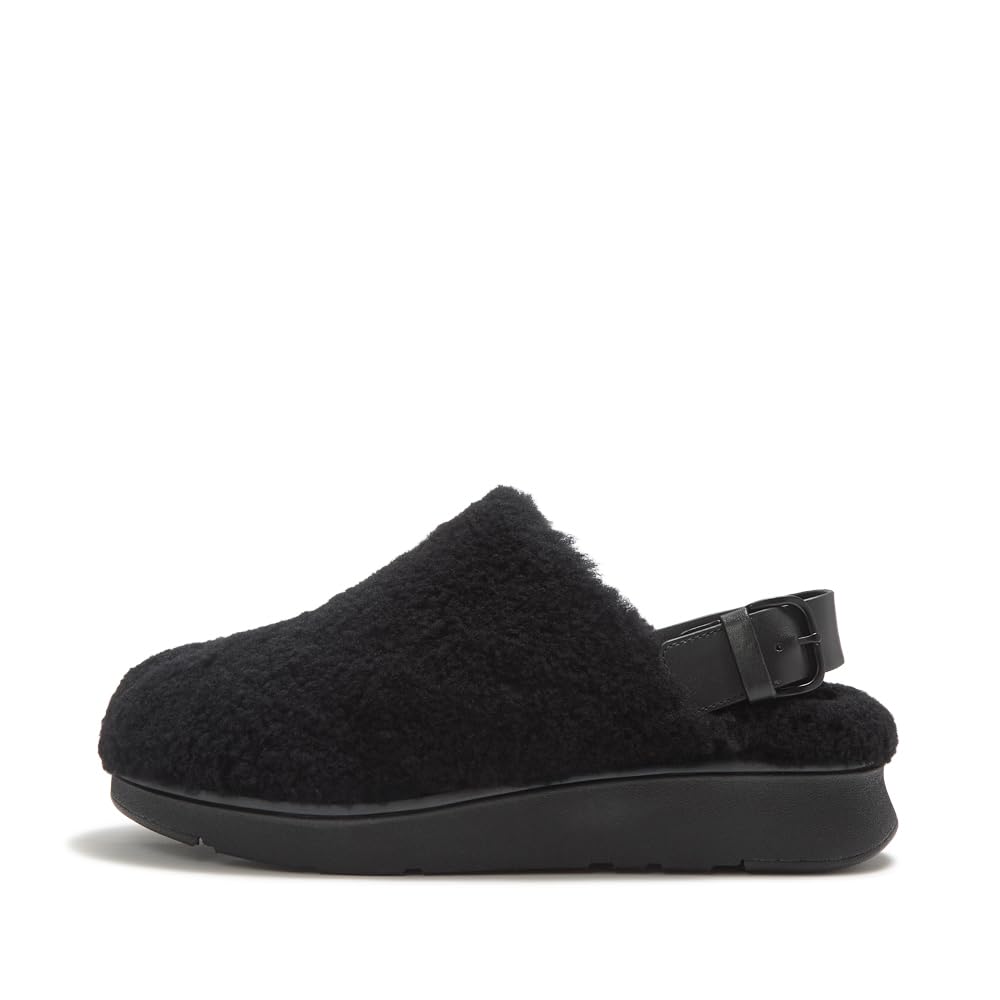 FitFlop Women's Gen-FF Shearling Back-Strap Mules