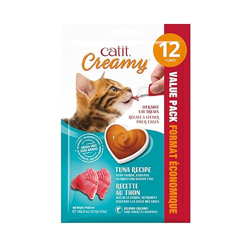 Catit Creamy Lickable Cat Treat – Healthy Treat for Cats