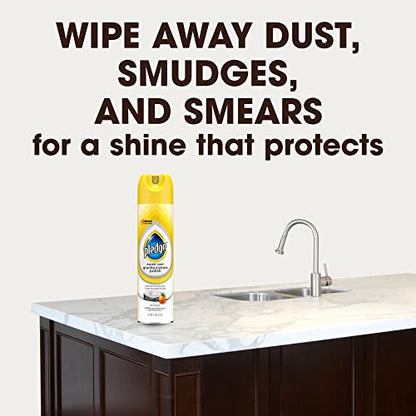 Pledge Granite and Marble Cleaner Spray, Citrus Sunshine, 1 Aerosol Spray, 9.7 oz