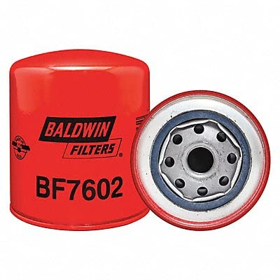 Baldwin Filters Fuel Filter, 4-3/8 x 3-11/16 x 4-3/8 in