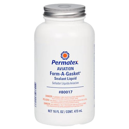 Permatex 80019-12PK Aviation Form-A-Gasket No. 3 Sealant, 4 oz. (Pack of 12)