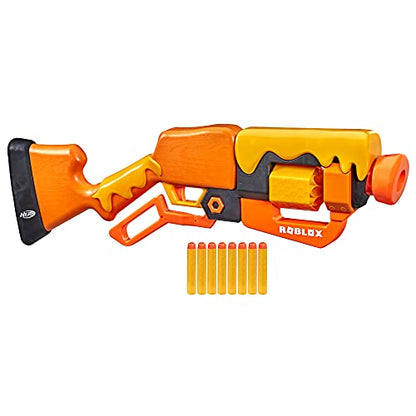 NERF Roblox Adopt Me!: Bees! Lever Action Dart Blaster, Rotating 8-Dart Drum, 8 Elite Darts