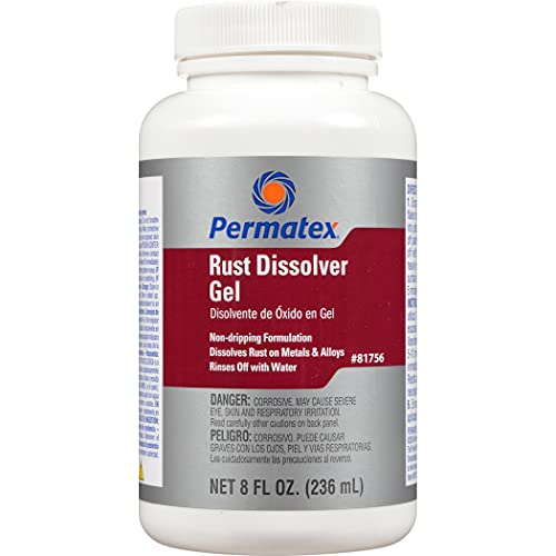 Permatex 81756-12PK Rust Dissolver Gel, 8 oz.