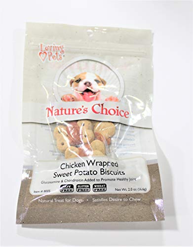 Natural Value Sweet Potato Biscuit Wrapped with Chicken Breast