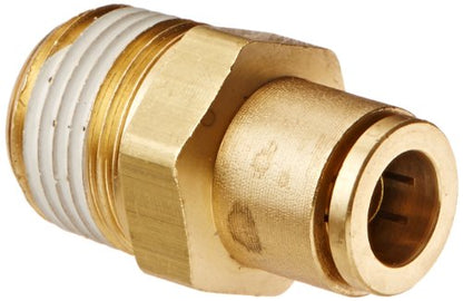 Eaton Weatherhead 1868 Brass CA360 D.O.T. Air Brake Tube, Male Connector