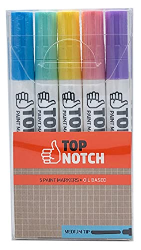 Top Notch Paint Markers Pens Medium Tip Oil Based Pastel Cornflower Peppermint Lemon Rose Water Lavender