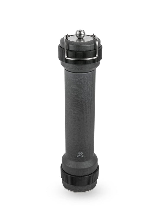 Peugeot Barbecue Wood Pepper Mill with built in light, Graphite, 12in