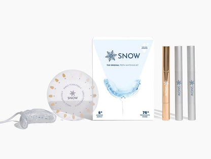 Snow Teeth Whitening at Home System â€“ The Original All in One Kit for Regular and Sensitive Teeth - Safe for Braces, Enamel, Veneers, and Crowns